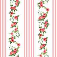 english floral pattern with stripes N2