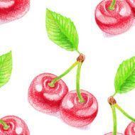 Seamless pattern with cherry N2