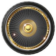Retro wheel with spokes