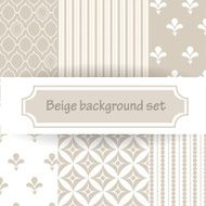 beige background set