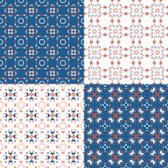 Geometric seamless pattern N69