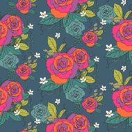 elegant seamless rose pattern