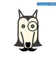 Hipster pet icon set vector illustrations N11