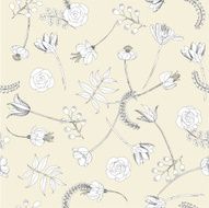 Seamless Floral Pattern N541