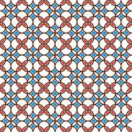 Colored seamless geometric pattern
