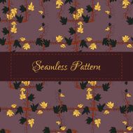 Seamless Floral Pattern N542