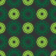 Abstract seamless pattern green color
