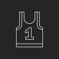 Sports vest line icon N2