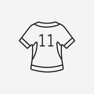 Sportswear line icon N20