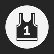 Sports vest icon N7