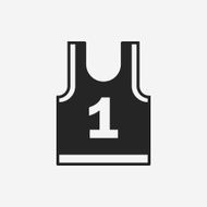 Sports vest icon N8