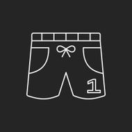 Training Pants line icon N2
