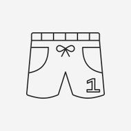 Training Pants line icon N4