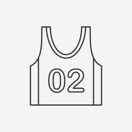 Sports vest line icon N8