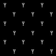 Geometric simple monochrome minimalistic vector holiday pattern cocktails N9