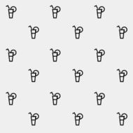 Geometric simple monochrome minimalistic vector holiday pattern cocktails N12