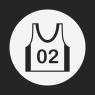 Sports vest icon N11