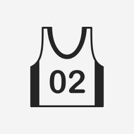 Sports vest icon N12