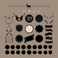 Hipster style infographics elements and icons N4