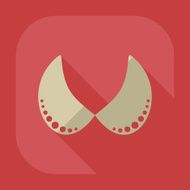 Flat modern design with shadow icon bra N3