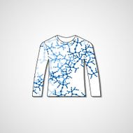 Abstract illustration on sweater N3