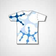 Abstract illustration on t-shirt