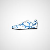 Abstract illustration on sneakers N2