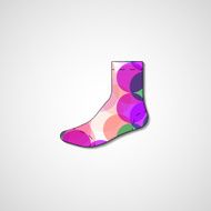 Abstract illustration on sock N148