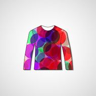 Abstract illustration on sweater N4