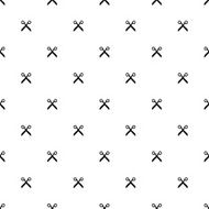 Vector seamless pattern scissors