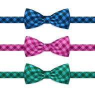 Vector Bow Tie Bowtie Set Isolated on White N2