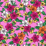 Hibiscus pattern N3