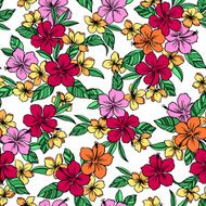 Hibiscus pattern N5