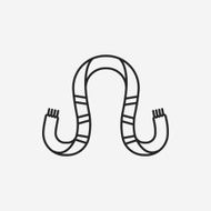 scarf line icon N4