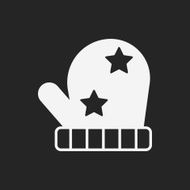 Winter gloves icon N10