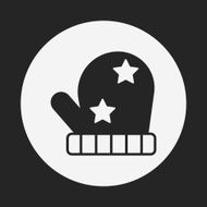 Winter gloves icon N11