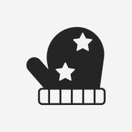 Winter gloves icon N12