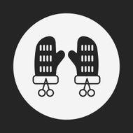 Winter gloves icon N15
