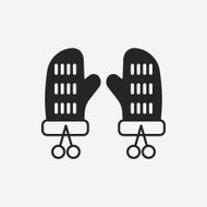 Winter gloves icon N16