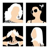 avatars fashionable girls