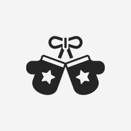 Winter gloves icon N20