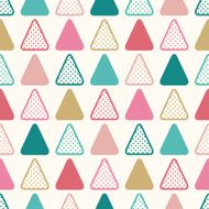seamless dotted triangle pattern