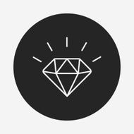 diamond line icon N22