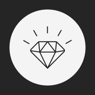 diamond line icon N24