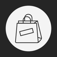 shopping bag line icon N11