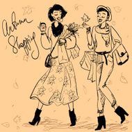 Pretty fashionable women N4