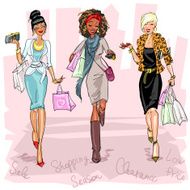 Pretty fashionable women N5
