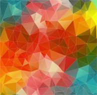 Abstract 2D mosaic triangle background N4