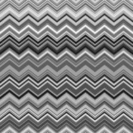 Abstract black white and grey zig-zag warped stripes ethnic