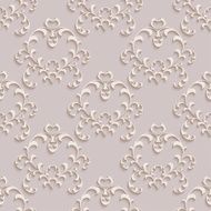 Floral seamless wallpapers in the style of Baroque Can be N6